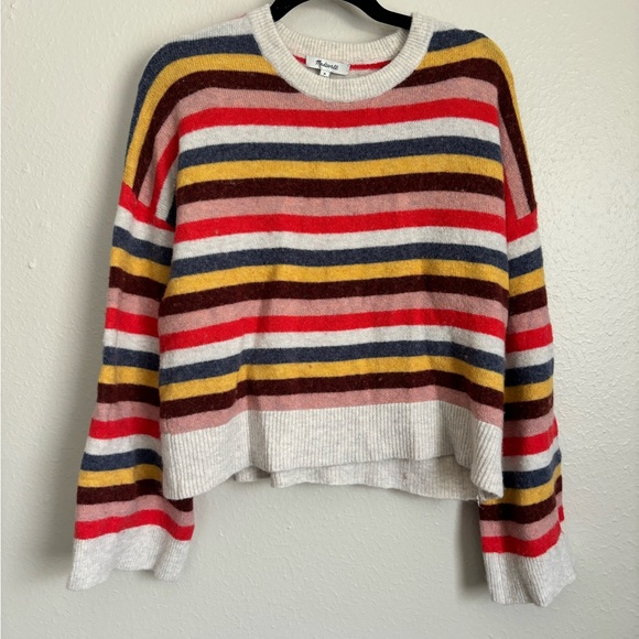 Madewell Cardiff Striped Crewneck Sweater M - Picture 8 of 8